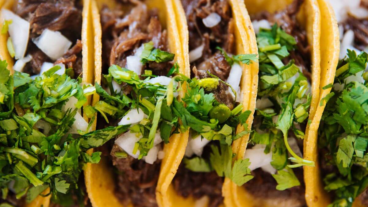 Image of food served at Tacos Lupe